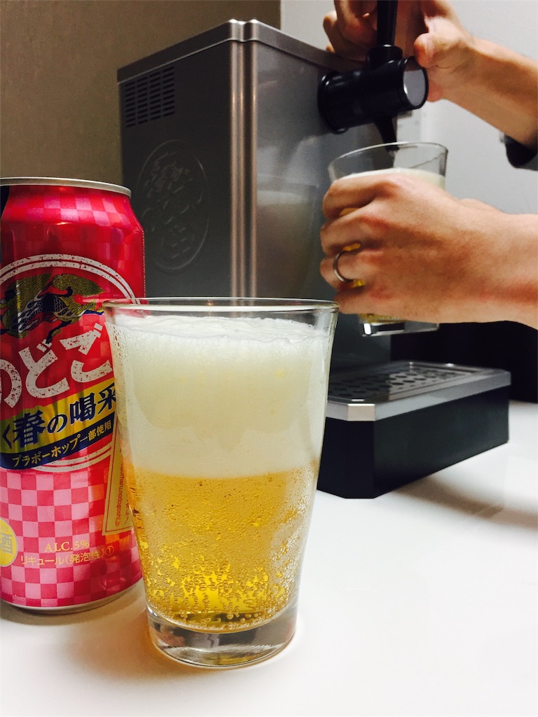 のどごし生ビールサーバーが届きました！ - 小春日和