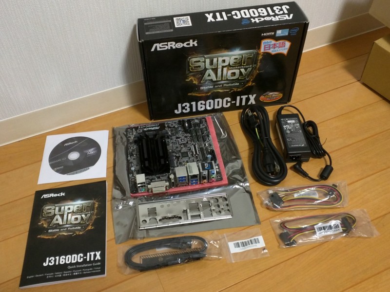 ASRock (アスロック) J3160DC-ITXマザーボード+DDR3メモリ ASRock (アスロック) J3160DC-ITXマザーボード+DDR3メモリ