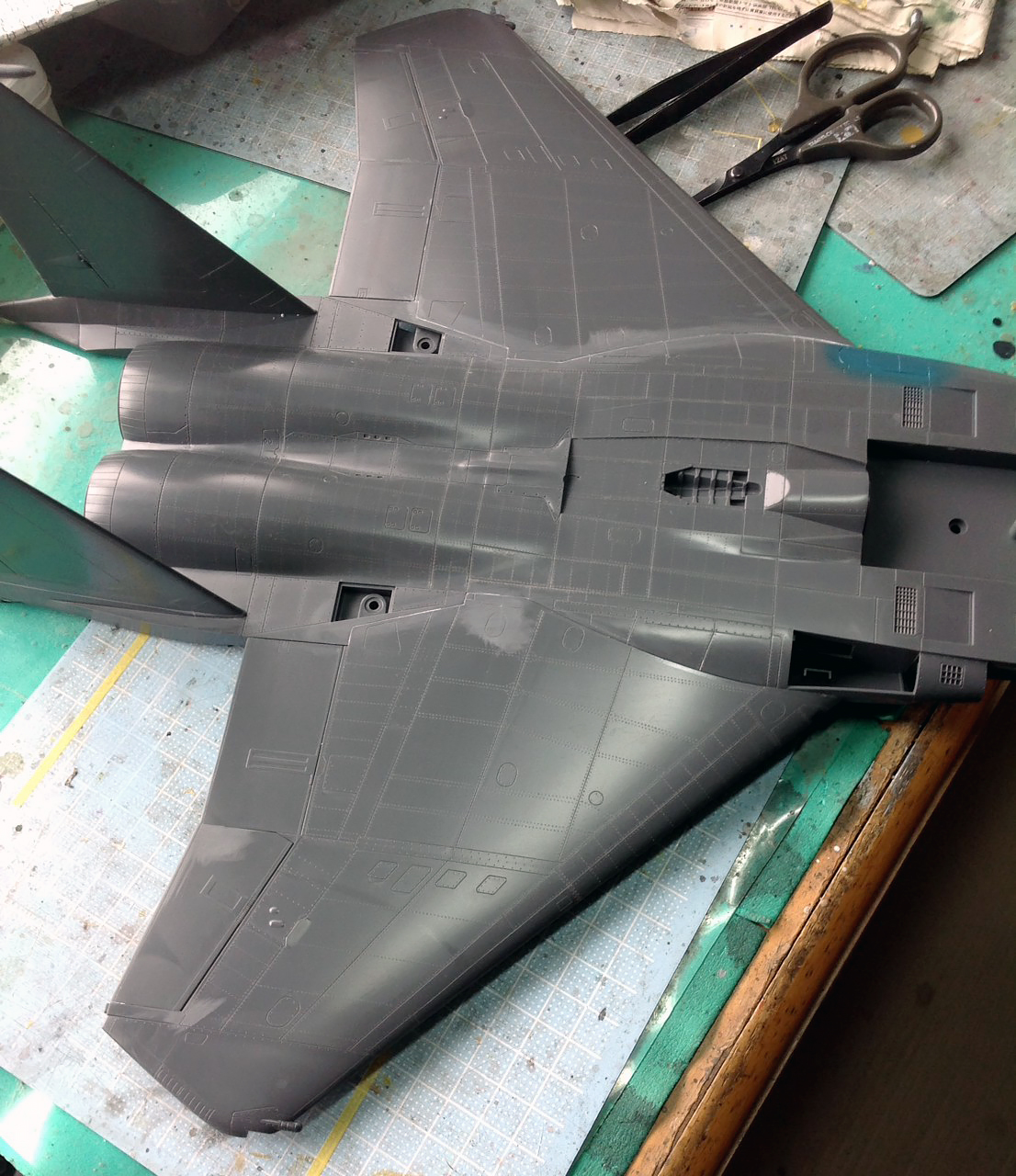 1 32 タミヤ F 15e ストライクイーグル 製作途中 その２ プロモデラーrealmodel リアルモデル がこだわる模型ブログ