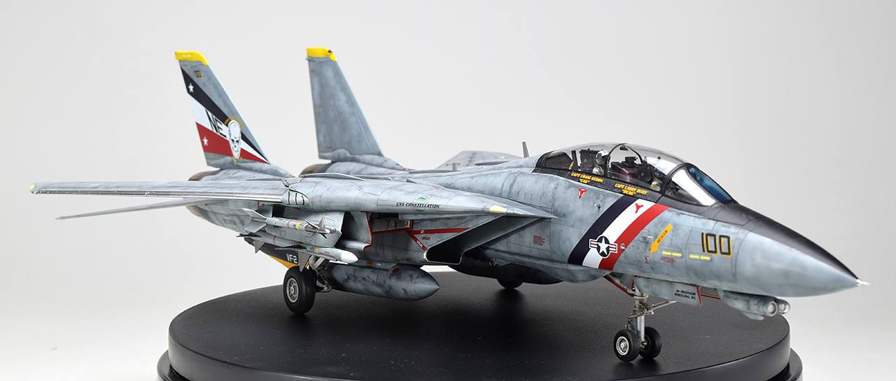 タミヤF-14 Dトムキャット 1/48VF−2バウンティ ハンターズ模型完成品