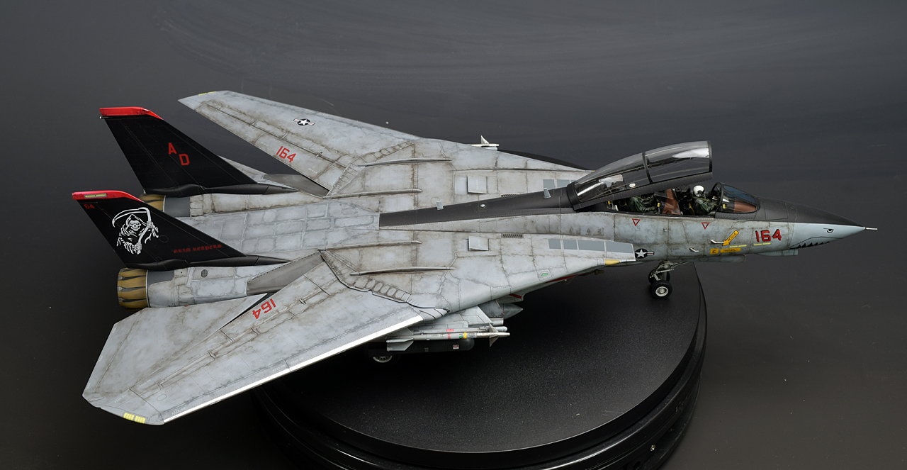 1/80 トップガン F-14B トムキャット VF-101 グリムリーパーズ 1/80 トップガン F-14B トムキャット VF-101 グリムリーパーズ