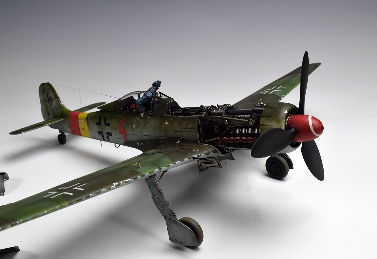 1/32 造形村 Ta-152H-1 パイロット・パラシュート装着・整備兵