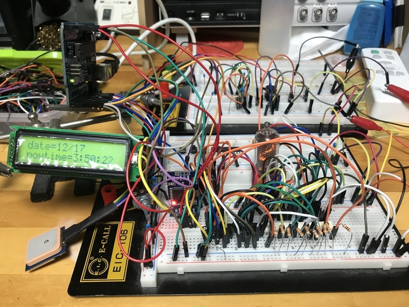 ニキシー管時計兼ダイバージェンスメーター製作中 - STD