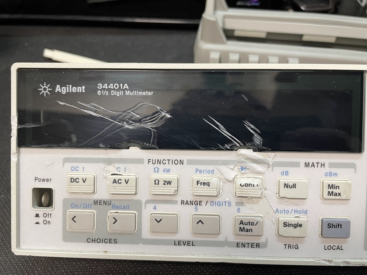 約5000円であの34401Aを入手＆修理した話 - STD Nyokki's Lab Ⅴ