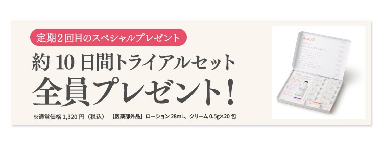 定期2回目注文のプレゼント