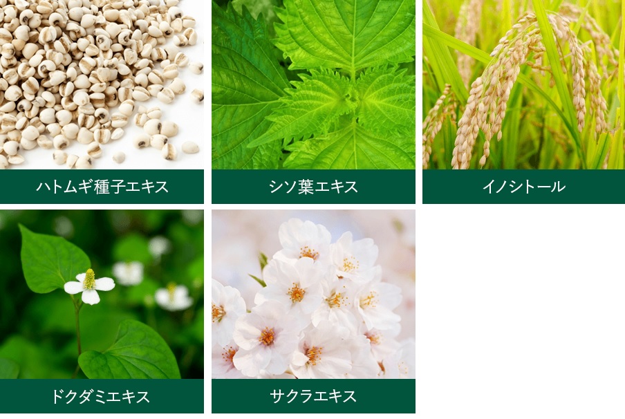 多くの有効成分を配合