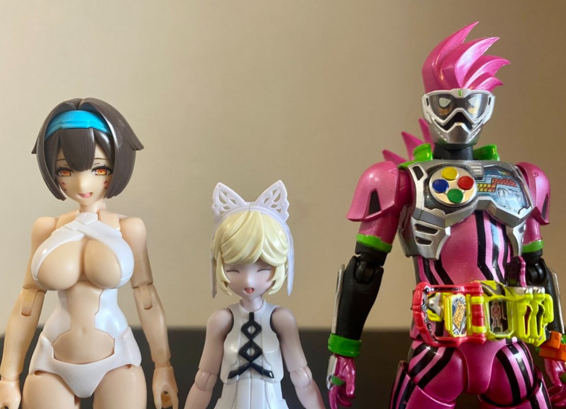 メガミデバイス（美少女プラモデル）の身長を比較【ガンプラや他の