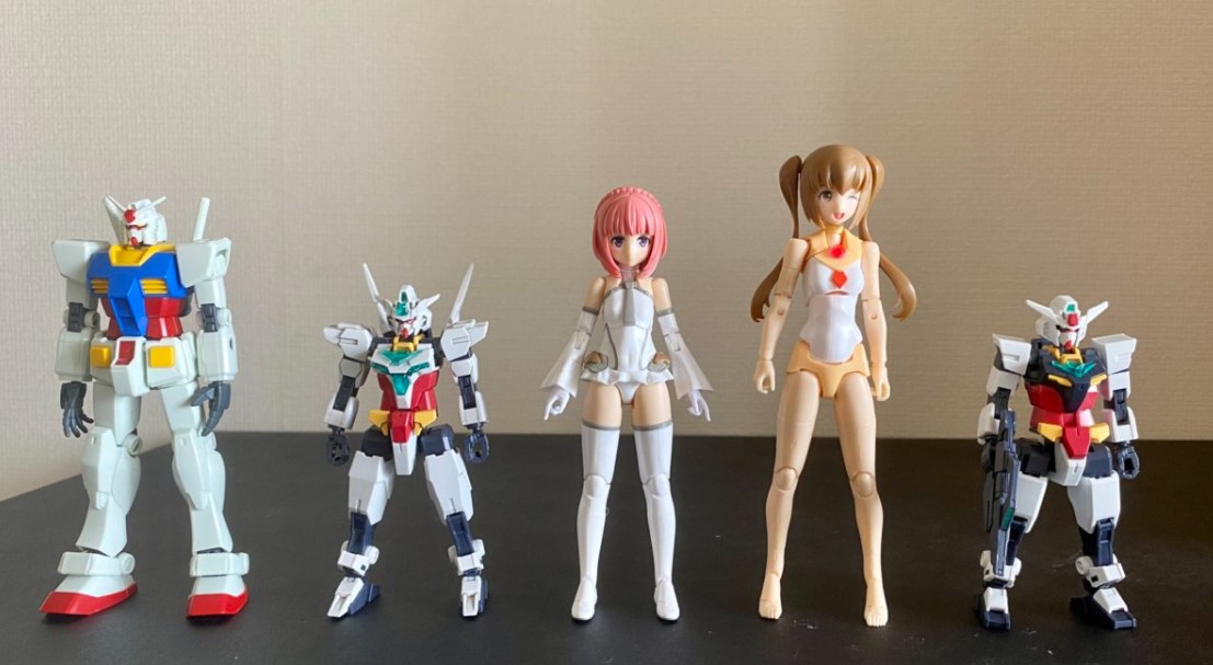 メガミデバイス（美少女プラモデル）の身長を比較【ガンプラや他の