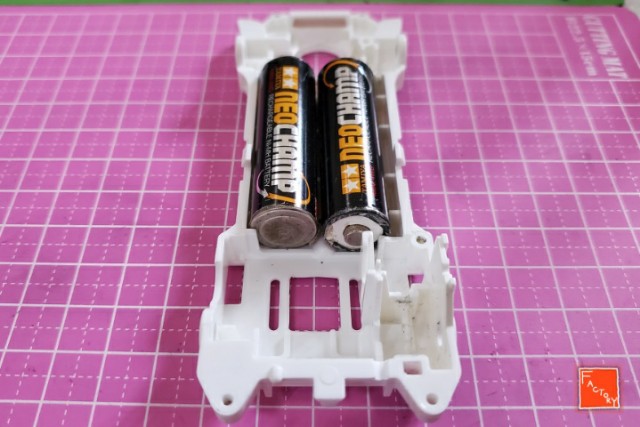 FMS2に電池落としを施してみる｡(スーパー2シャーシ改造)【奮闘記・第