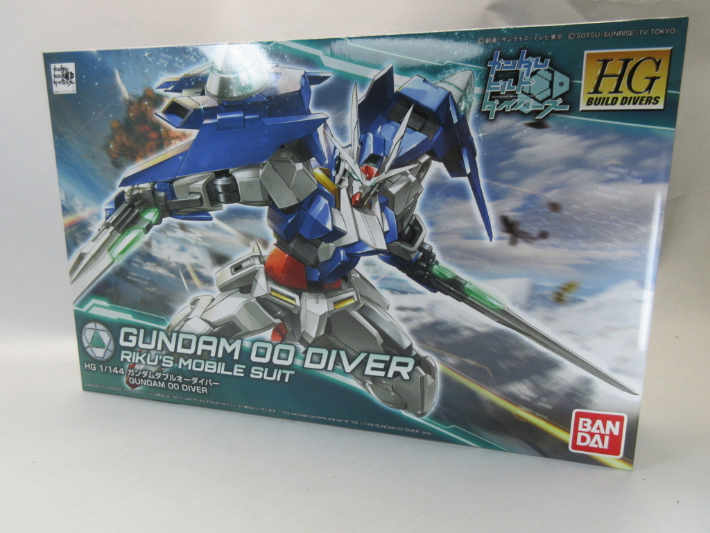 ガンダムビルドダイバーズ 000 HG ガンダムダブルオーダイバー＆034HG