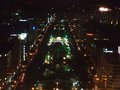 [風景]064：札幌・テレビ塔展望台から大通公園(夜景)／2008.07.25