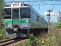 [鉄道][721系][貫通幌]721系F-10編成(Tc721-10側)・朝里－銭函間(朝里駅付近)／2008.07.26