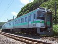 [鉄道][721系][貫通幌]721系F-1009編成(Tc721-2009)・朝里－銭函間(朝里海水浴場付近)／2008.07.26