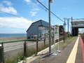 [鉄道][風景][駅]076：函館本線・朝里駅(海側下り線ホーム)／2008.07.26