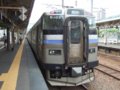 [鉄道][キハ201系][貫通幌]EC/DC併結(23)963M・キハ201系側(201-303)／小樽駅080728