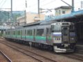 [鉄道][キハ201系][貫通幌]EC/DC併結(8)キハ201系の963D到着(D-103編成)／小樽駅080728