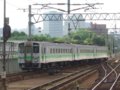 [鉄道][キハ143系][貫通幌]札沼線522D(キハ143-157等３連：トリミング版1024pix)／桑園駅札幌寄り2008.07