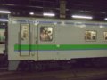 [鉄道][キハ143系][貫通幌]札沼線647D(4)キハ143-102前頭部・台車／札幌駅2008.07.25