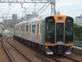 [鉄道][貫通幌]阪神1000系1501F(Tc1601側)+1502F／千鳥橋駅2007.10