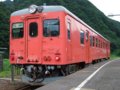 [鉄道][キハ20系][貫通幌]☆285：南小谷行420D(キハ52-156)／平岩駅で17分停車090725