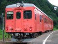 [鉄道][キハ20系][貫通幌]☆286：南小谷行420D→列車番号変更422D(キハ52-156)／平岩駅090725