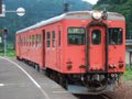 [鉄道][キハ20系][貫通幌]☆288：南小谷行422D(キハ52-156)／平岩駅停車中090725