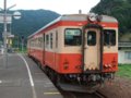 [鉄道][キハ20系][貫通幌]☆301：大糸線・折り返し421D(キハ52-115)平岩駅090725