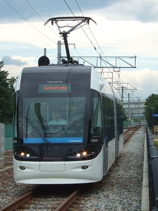 個別「[鉄道]☆373：富山ライトレール・TLR0606岩瀬浜駅到着090725」の