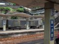 [鉄道][台鐵DR1000][風景]★279：區間車3211次(八堵→菁桐：DR1029)車窓／侯硐車站ホーム100619