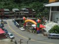 [鉄道][風景]★321：區間車3214次(菁桐－瑞芳)車窓－平渓郷民活動中心「2010竹筍節」