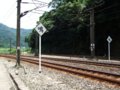 [鉄道][風景]★400：三貂嶺車站南側－宜蘭線と平渓線分岐点付近100619