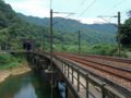 [鉄道][風景]★403：宜蘭線第三基隆河橋－橋の先は三貂嶺隧道100619