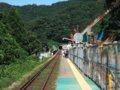 [鉄道][風景][駅]餘部探訪(240)餘部駅－新駅建設中(香住方面)090814