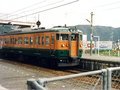 [鉄道][115系][貫通幌]★赤穂線伊部駅 1988.10