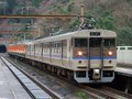 [鉄道][115系][貫通幌]★福知山電車区 R1編成+京都C10編成 M'c114-6123側 京都駅 2010.1