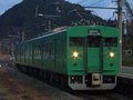 [鉄道][115系][貫通幌]★福知山電車区 R1編成 M'c114-6123側 下夜久野駅 2013.2