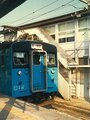 [鉄道][貫通幌]★JR阪和線羽衣支線 クモハ123-6 鳳駅 1987.10