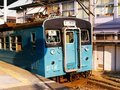 [鉄道][貫通幌]★JR阪和線羽衣支線 クモハ123-6 鳳駅 1989.11