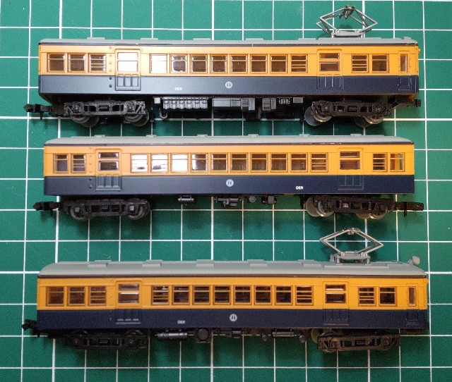 鉄コレ】小田急電鉄1910形（2000形）3両セット - タンスの中のプラモデル