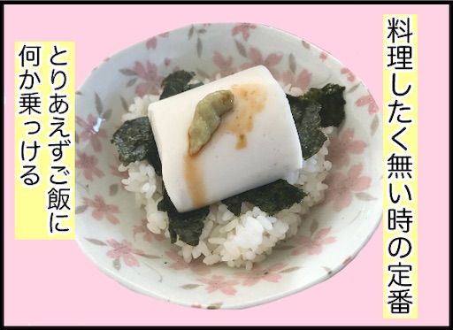 料理がめんどくさい日の晩御飯 日常 デブスアラフォー看護師の婚活ブログ