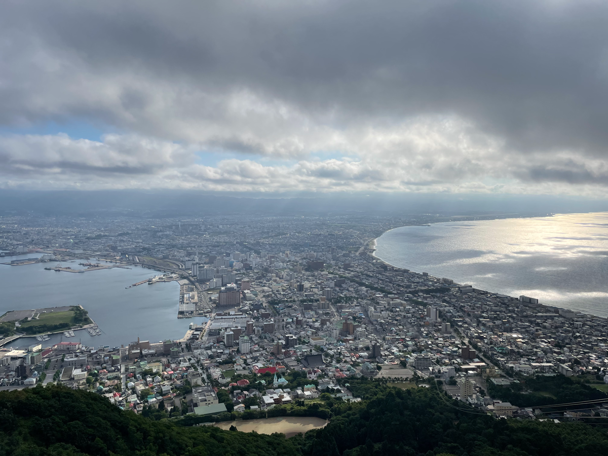 函館山からの景色の写真