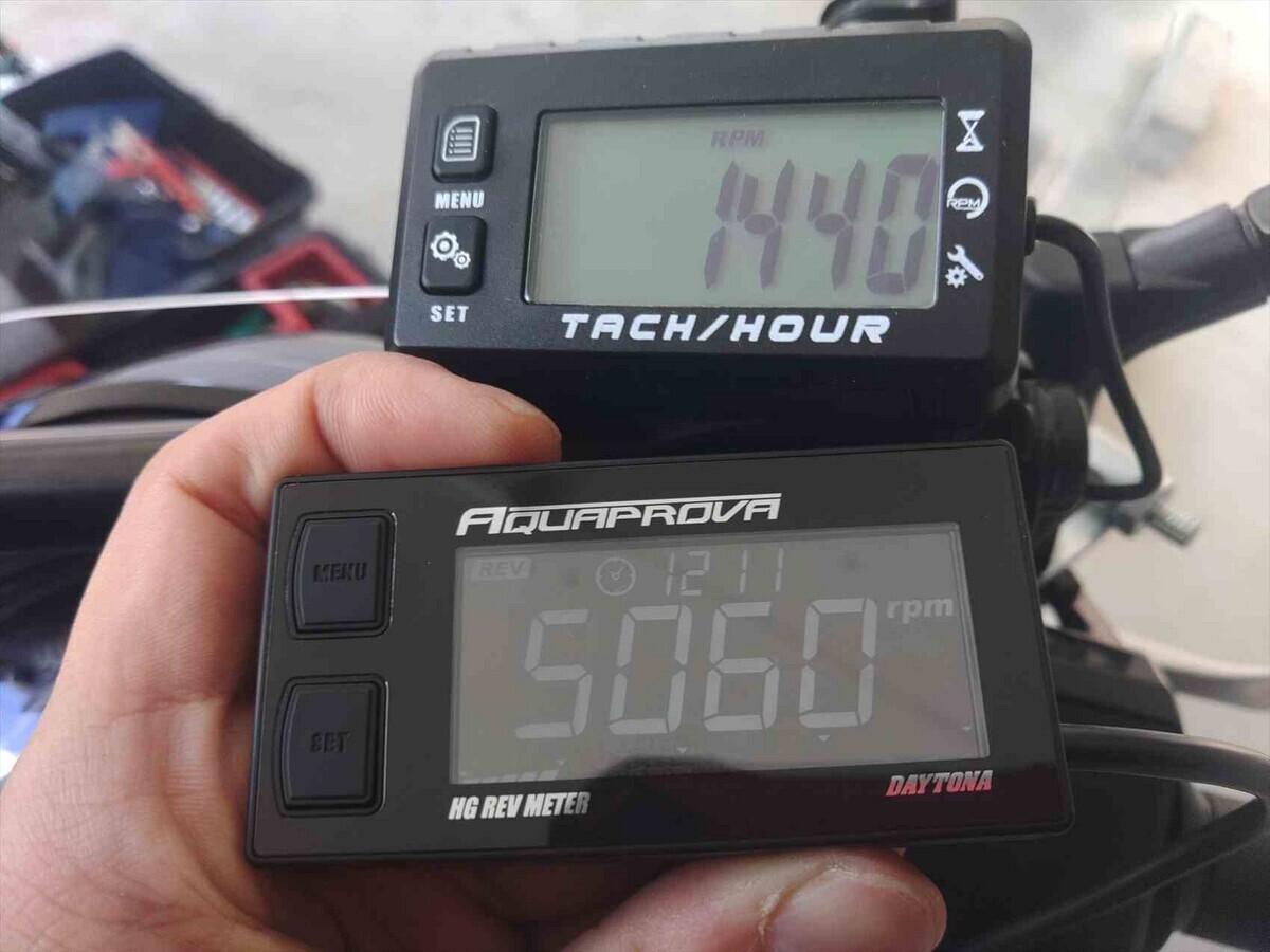デイトナ　タコメーターAQUAPROOF HVC REV METER シグナス デイトナ タコメーターAQUAPROOF HVC REV METER シグナス