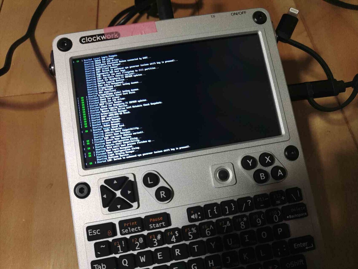 uConsole - 01 - 組み立て - passive log strage