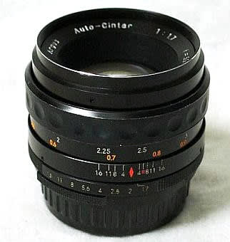 米国ブランドの日本製レンズ Argus Auto-Cintar 55mm F1.7（M42） - 迷