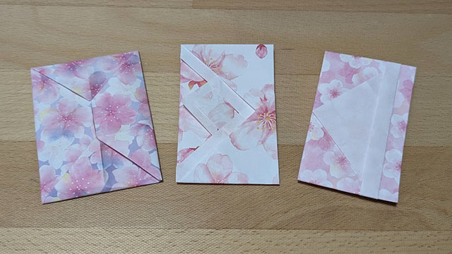 折り紙で作ったポチ袋