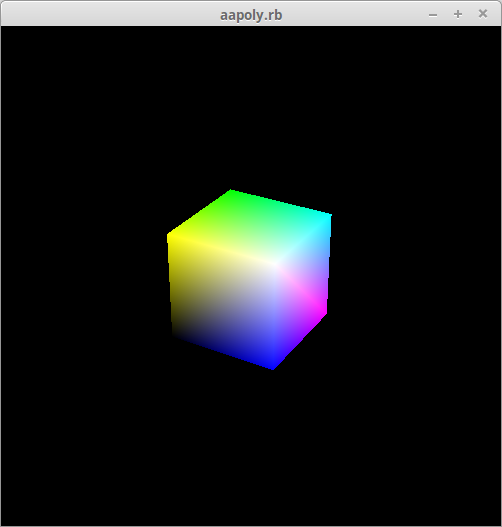 Ruby で OpenGL - Camera Obscura