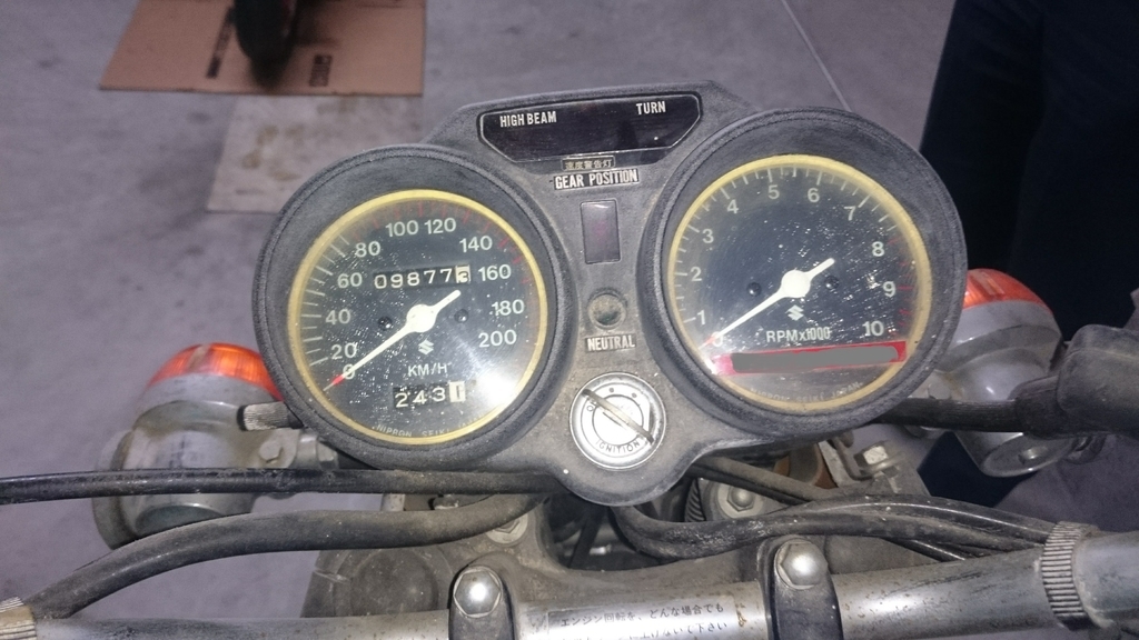 スズキの名車 GT380 B4 1974y ワンオーナー バーン・ファインド（Barn