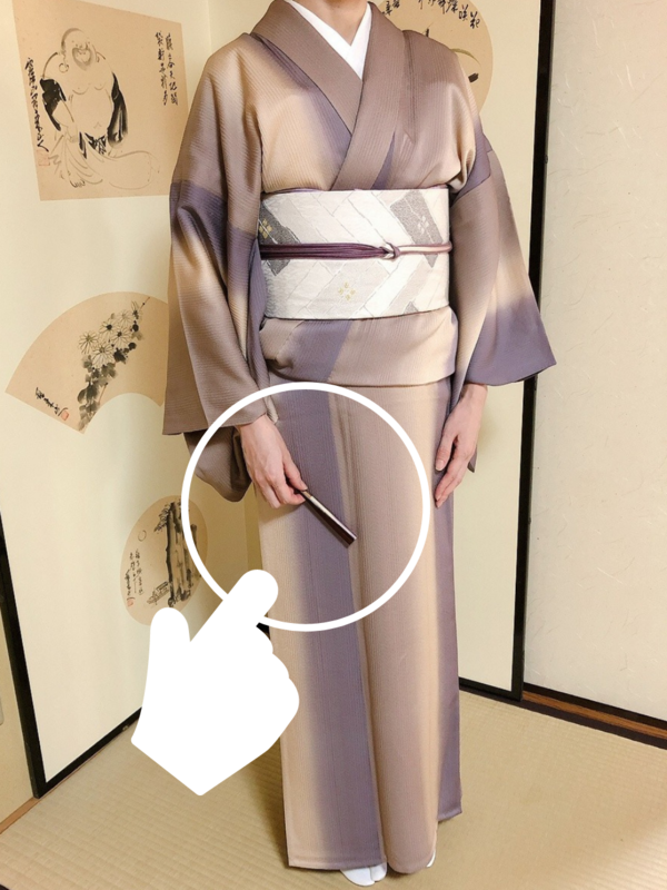 裏千家茶道の扇子の持ち方・置き方・差し方
