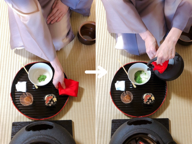 盆略点前（ぼんりゃくてまえ）やり方/裏千家茶道の薄茶点前 - ミッチ