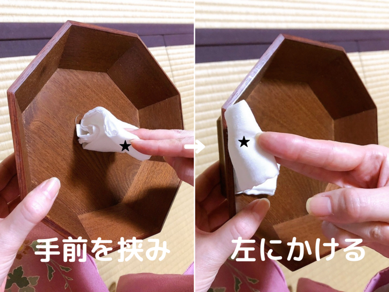 筒茶碗の扱い方/裏千家茶道冬のお点前
